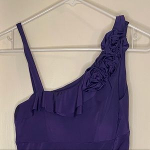Purple cocktail dress, Maude, size sm/med